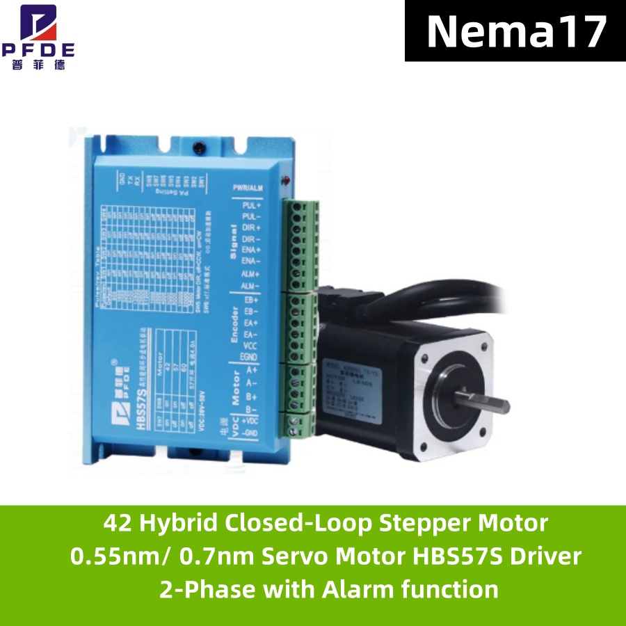 Closed Loop Stepper Motor Nema 17 - Nema17 42 Hibrit Kapalı Döngü Adımlı
