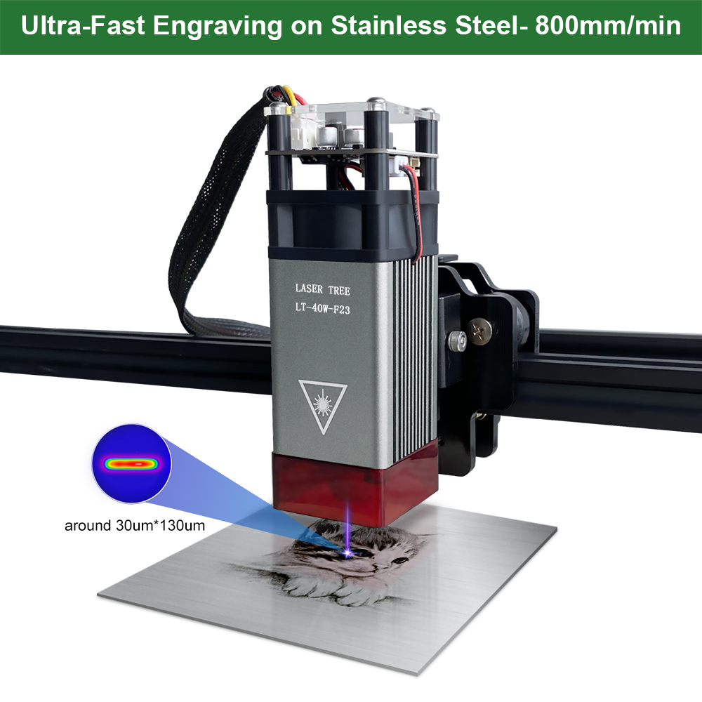LASER TREE Lazer Modülü 5W 10W - 20W Laser Engraver Module Upgrade incelemesi ve fiyatı