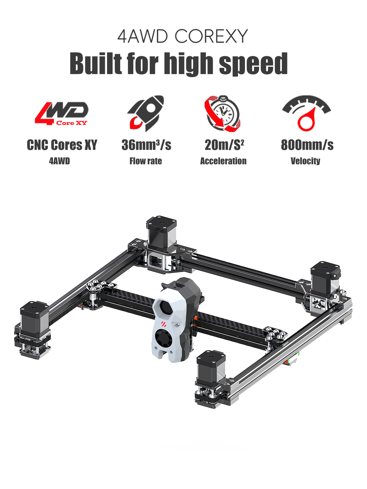 Voron Trident Tam Kit CoreXY D - Corexy 3D Printer Kit incelemesi ve fiyatı